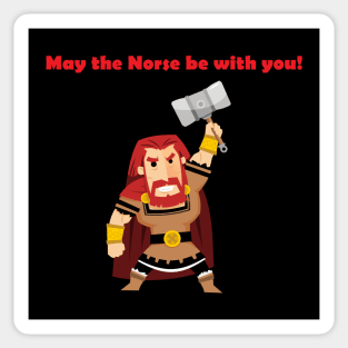 May the Norse be with you! Sticker